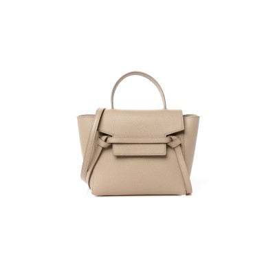 CELINE PICO BELT TOTE IN GRAINED COWHIDE LEATHER 189003ZVA.38NV (21*16*8cm)